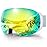 findway Pro Ski Goggles OTG for Women Men Adult Youth [Anti-Fog&Scratch] Over Glasses Magnetic Snow Goggles-Interchangeable Lens,100% UV400 Protection Snowboard Goggles