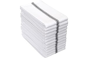 AMOUR INFINI Cotton White Kitchen Towels