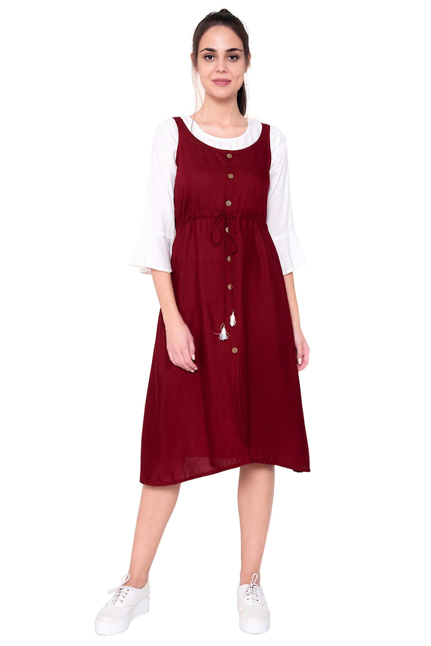 GOD BLESS Regular Fit Women's Casual Dress