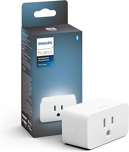 Miniatura 53 de Philips Hue Enchufe inteligente, blanco, 1 paquete, convierte cualquier luz en una luz inteligente, control con la aplicación Hue, compatible