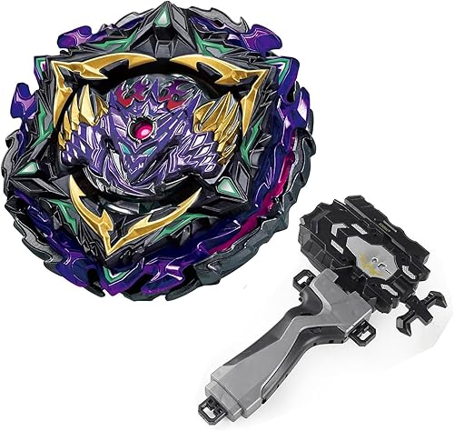 Bey Battling Tops Burst SuperKing, Bey Blade Launcher y Grip Battle Game Set Right Spin DB Layer System Gyro Toys Set Regalos para niños Niños B-175