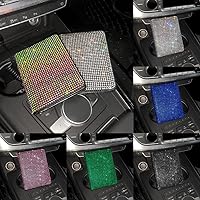 Vista 5 de Bling Bling - Tarjetero para tarjetas de visita de cristal brillante, de acero inoxidable, tarjetero de negocios, tarjeta de crédito, bolsillo