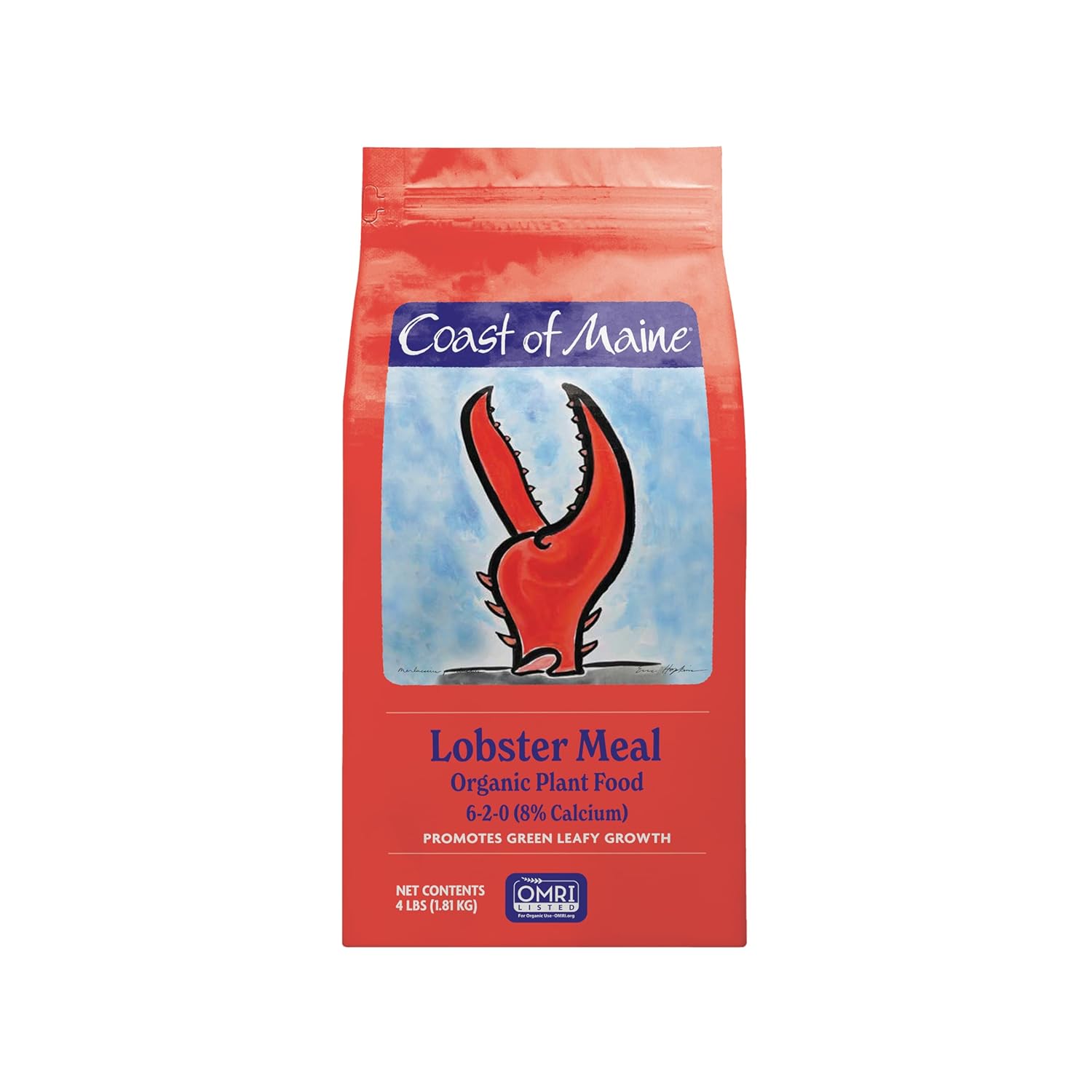 Coast of Maine Lobster Meal - Organic Plant Food, Soil Amendment, Greening and Leafing, All-Natural Plant Food Fertilizer
