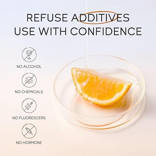 Miniatura 3 de Set de cuidado de la piel con vitamina C, juego de regalo 5 en 1 para el cuidado de la piel con limpiador, tóner, suero facial, crema facial y crema