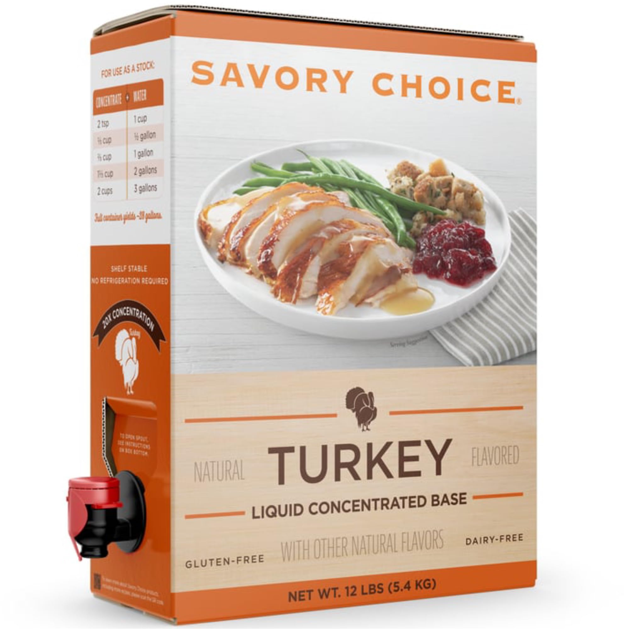 Turkey Broth Concentrate by SAVORY CHOICE – 1 Count (Pack of 1)