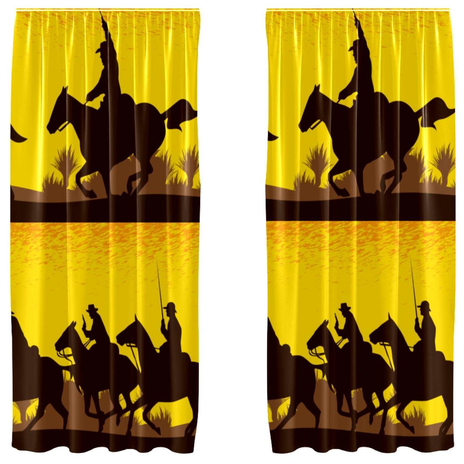Cortinas Cavalry Battlefield ligeras para renovar habitaciones infantiles y salones de juego