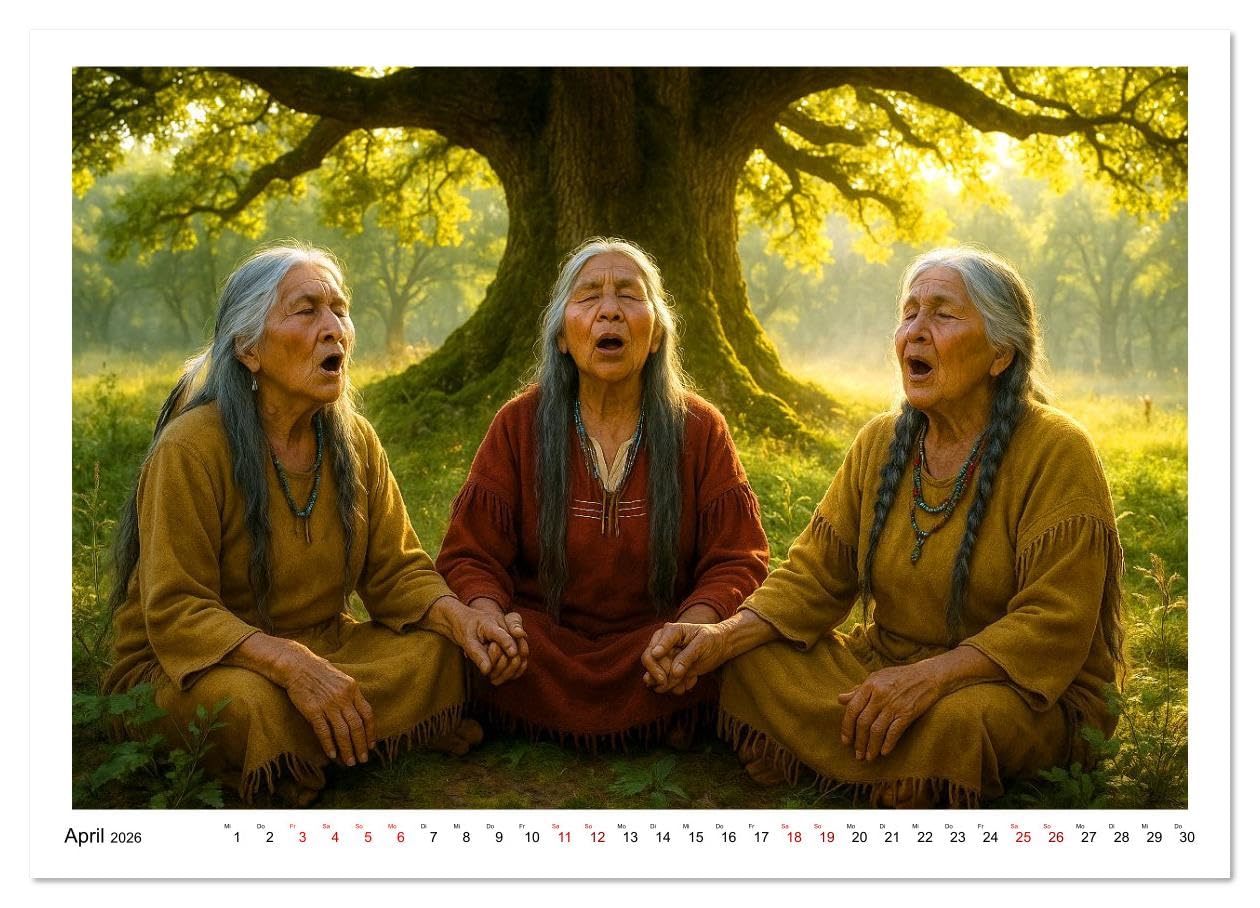 Spirituelle indianische Reise (hochwertiger Premium Wandkalender 2026 DIN A2 quer), Kunstdruck in Hochglanz: Bilder, die die Seele streicheln - voll ... spiritueller Verbundenheit (CALVENDO Glaube)