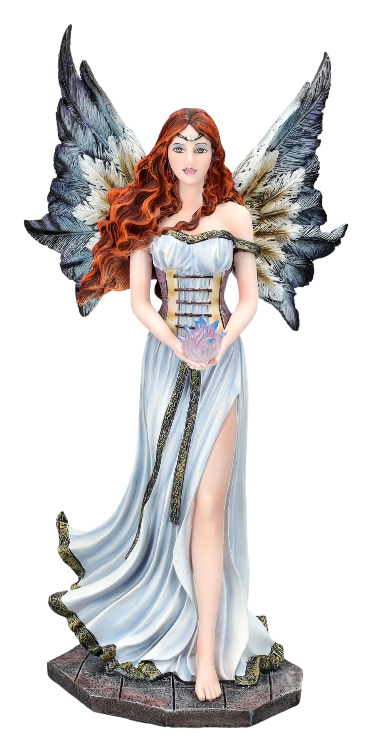 Figuren Shop GmbH Figura elfo Arora custode del vento 31 cm - Fata Fantasy Magia