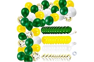 Green and Yellow Graduation Party Decorations 2024