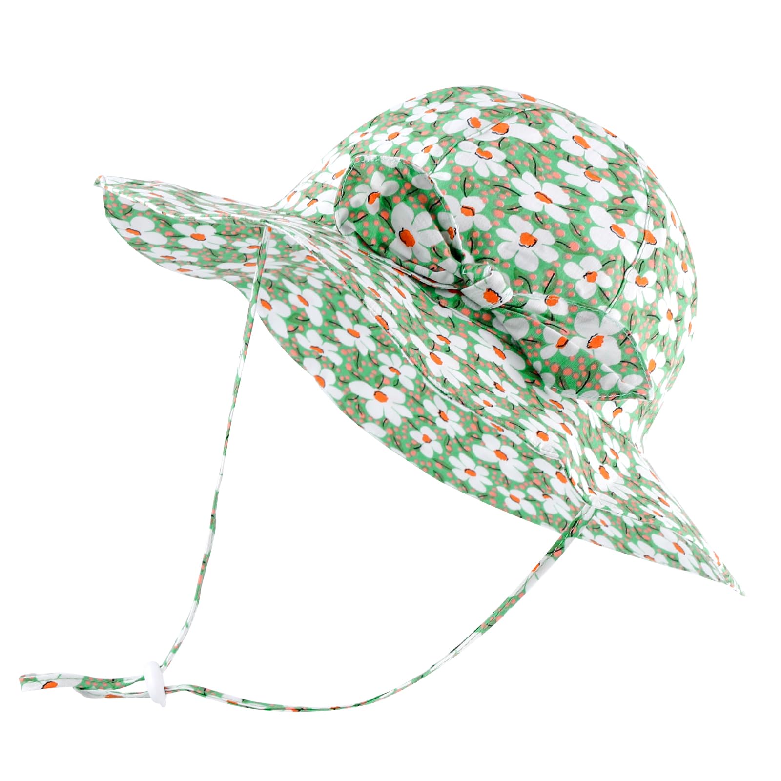LACOFIA Sombrero para el Sol para bebé Gorra de Visera de Verano para Infantil niñas con Correa de Barbilla Ajustable