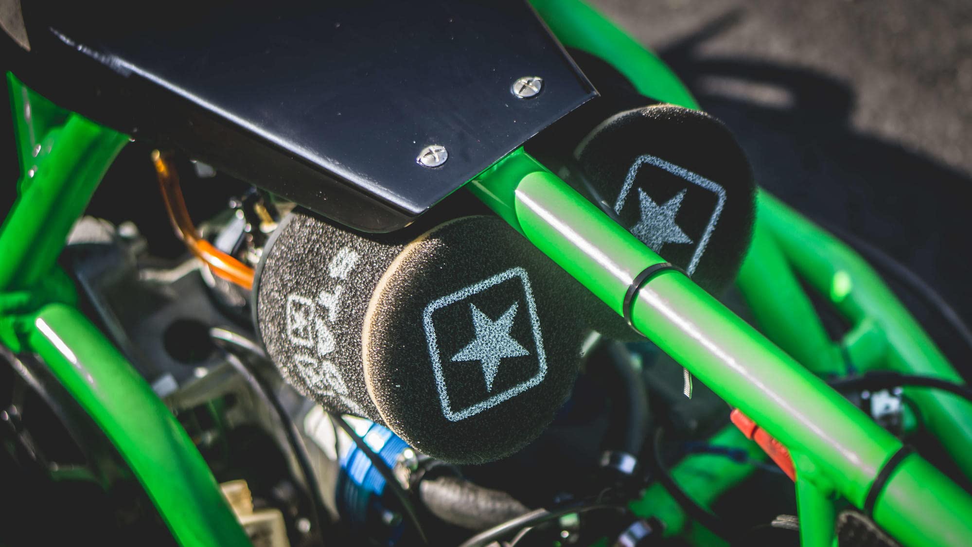 Filtro aria racing Stage6 Double Layer Piccolo AirBox Nero