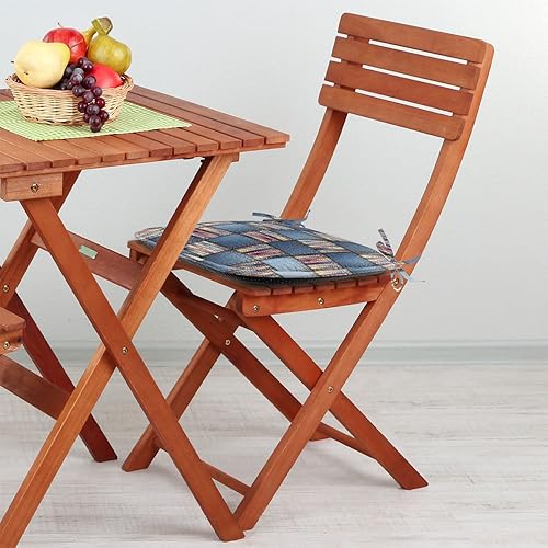 Miniatura 9 de Lunarable Cojín para silla con estampado animal, diseño de piel de leopardo y animales salvajes, inspirado en la naturaleza, moderno, acolchado de