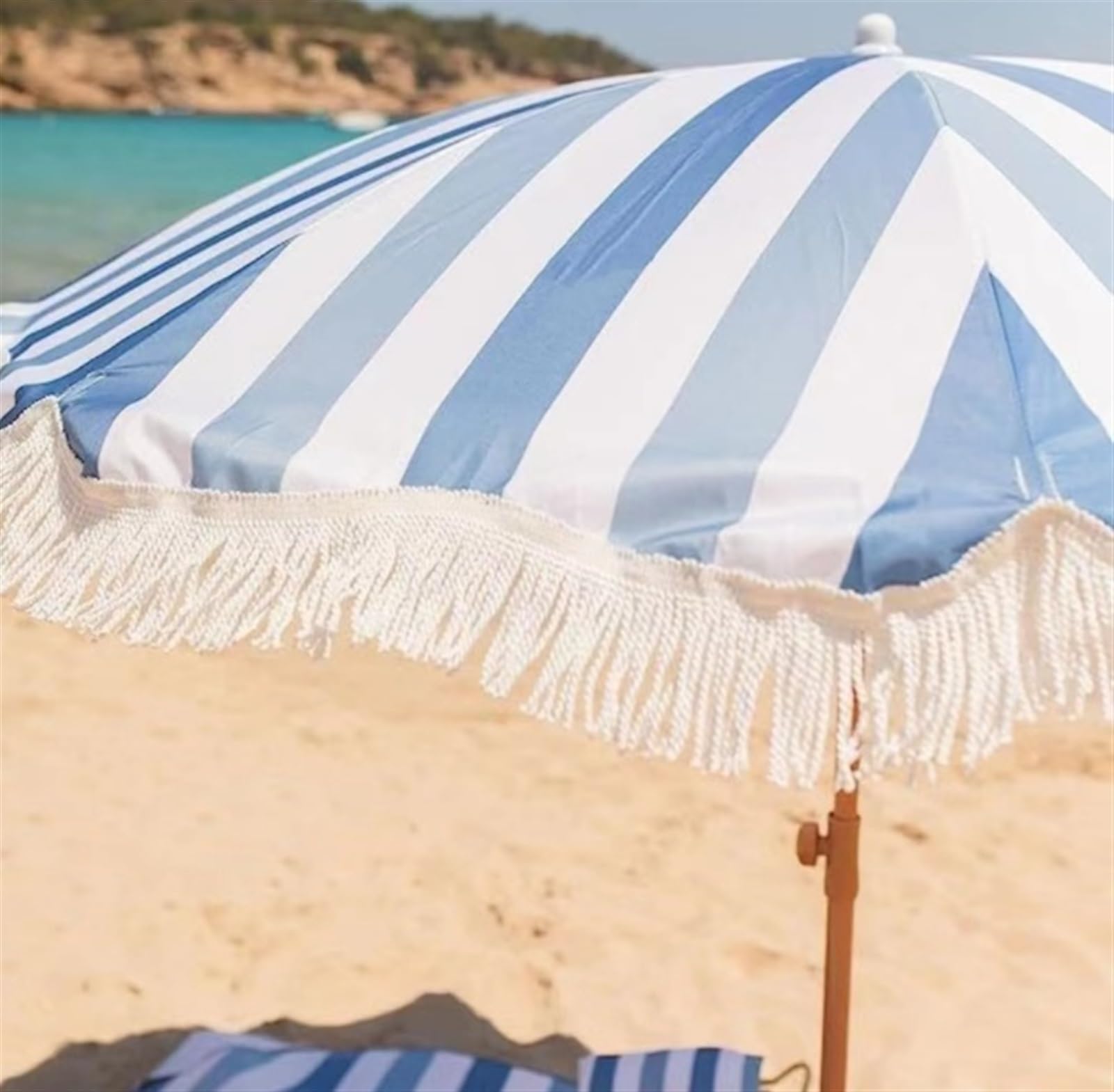 Nowoczesny Parasol Ogrodowy Parasol Ogrodowy Z Frędzlami Stołowy Na Taras Podwórku Balkon Plażowy