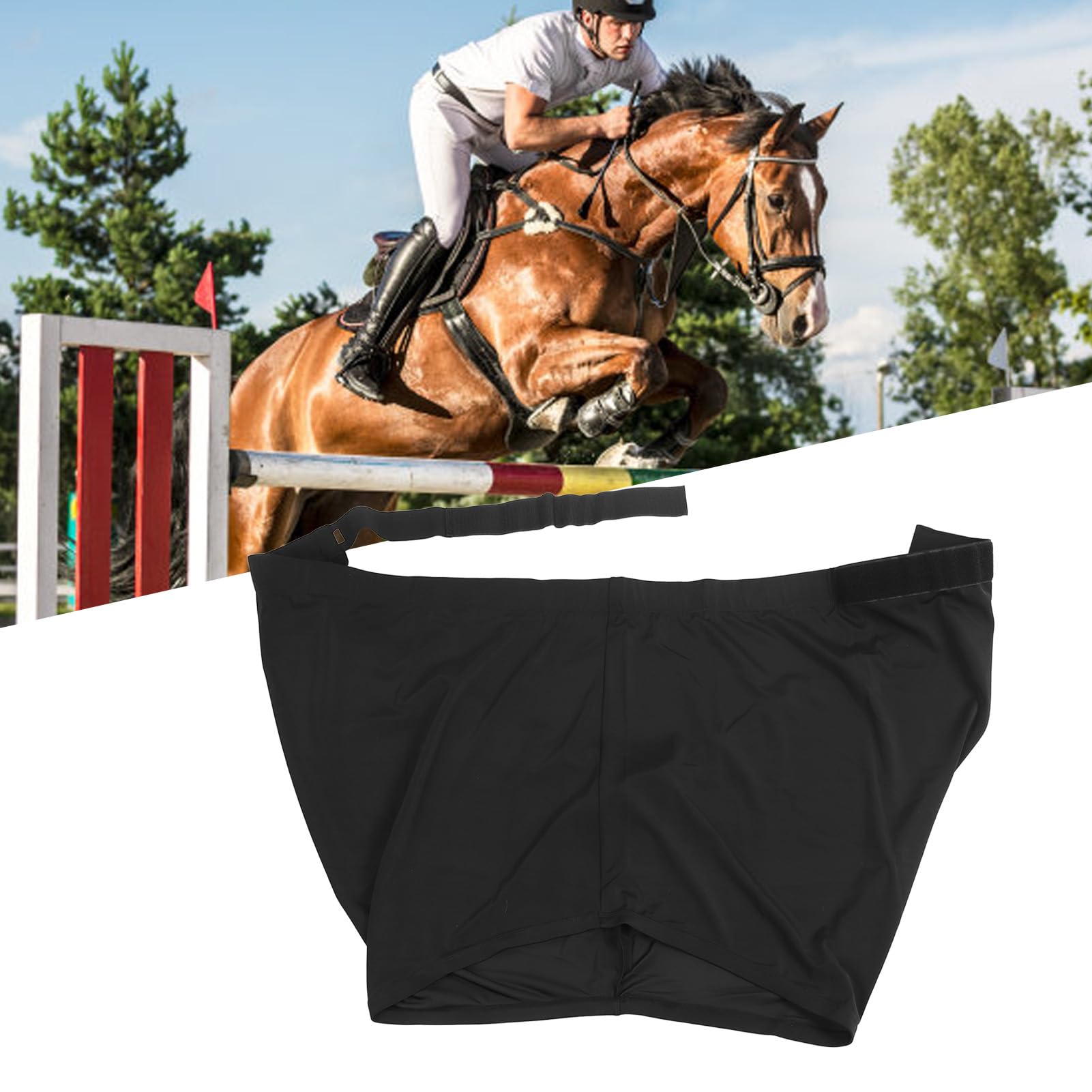 Zerodis Protège-épaules de Cheval, Protège-épaules de Cheval, Respirant, Lavable en Machine pour Montrer