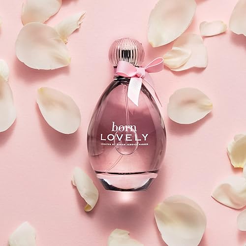 Miniatura 3 de SJP Born Lovely - Fragancia en espray para mujer, aroma floral ámbar exuberante, dulce y elegante para mujer, mandarina, peonía, madreselva y