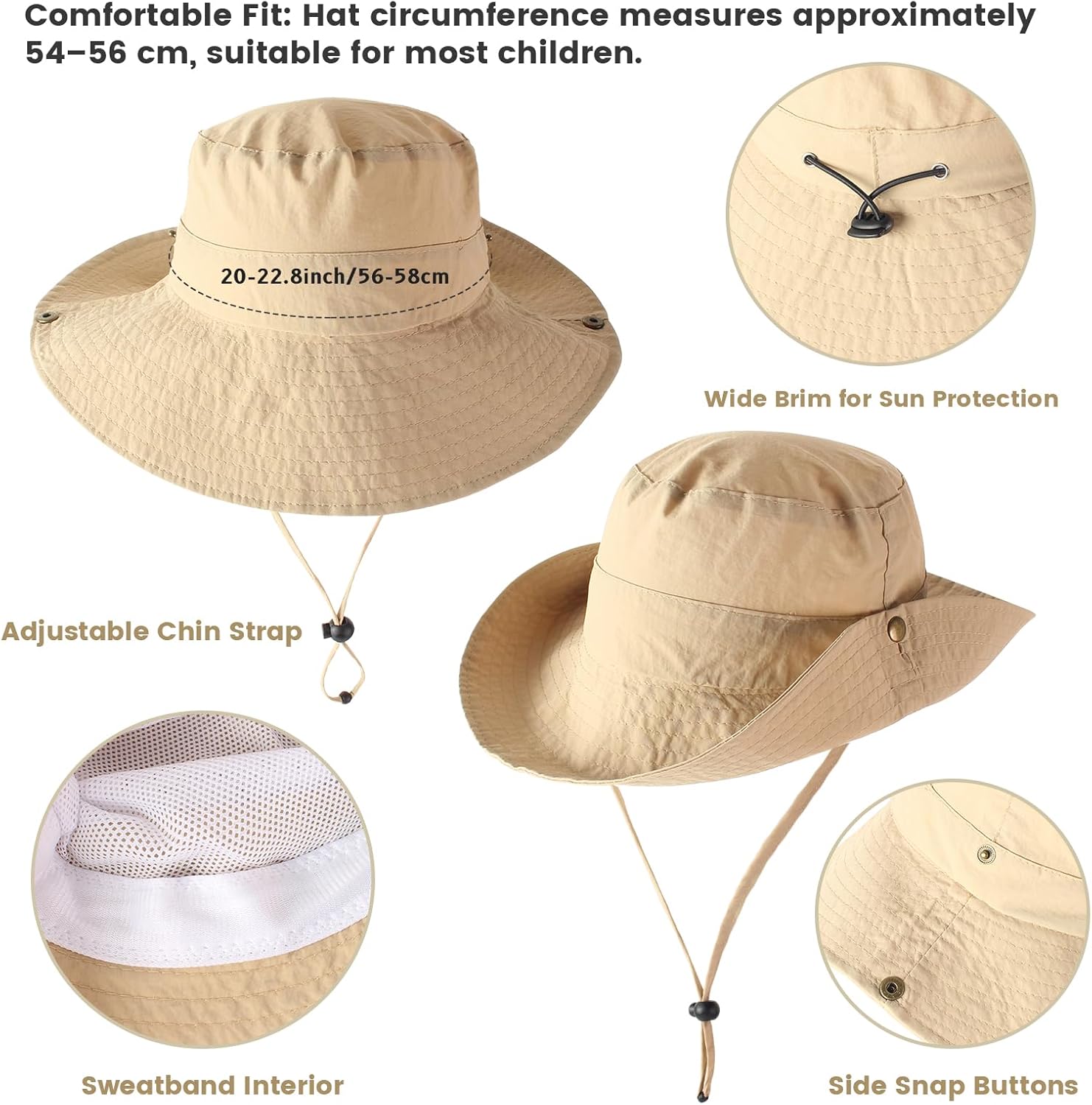 Kyson Kids Dinosaur Paleontologist Costume Explorer Hat Vest Zoo Keeper Outfit Accessories for Dino Jungle Safari Theme Party