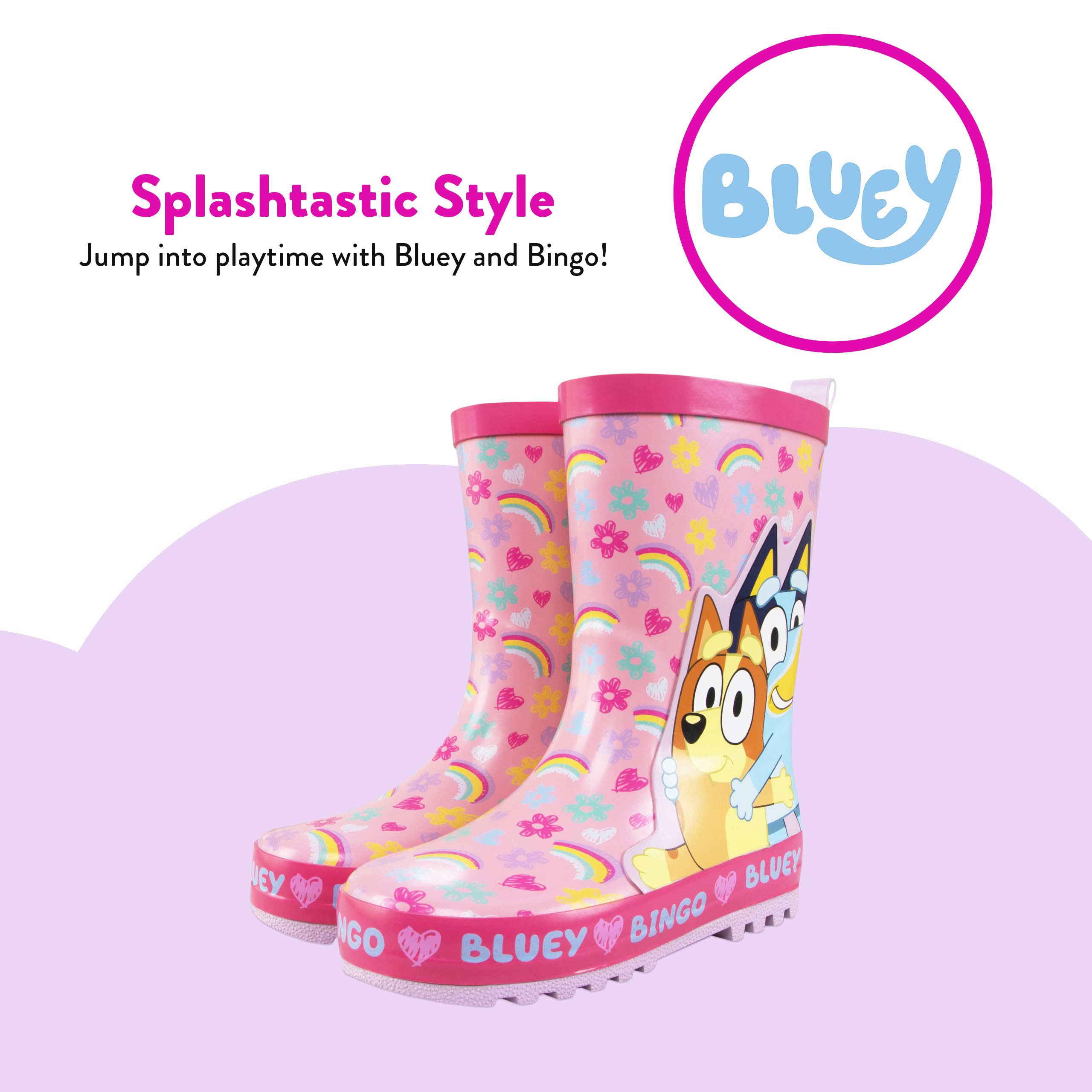 Wellies Bluey | Wellies Bingo dla Dziewczynek | Kalosze dla Dzieci | Wellies dla Dziewczynek