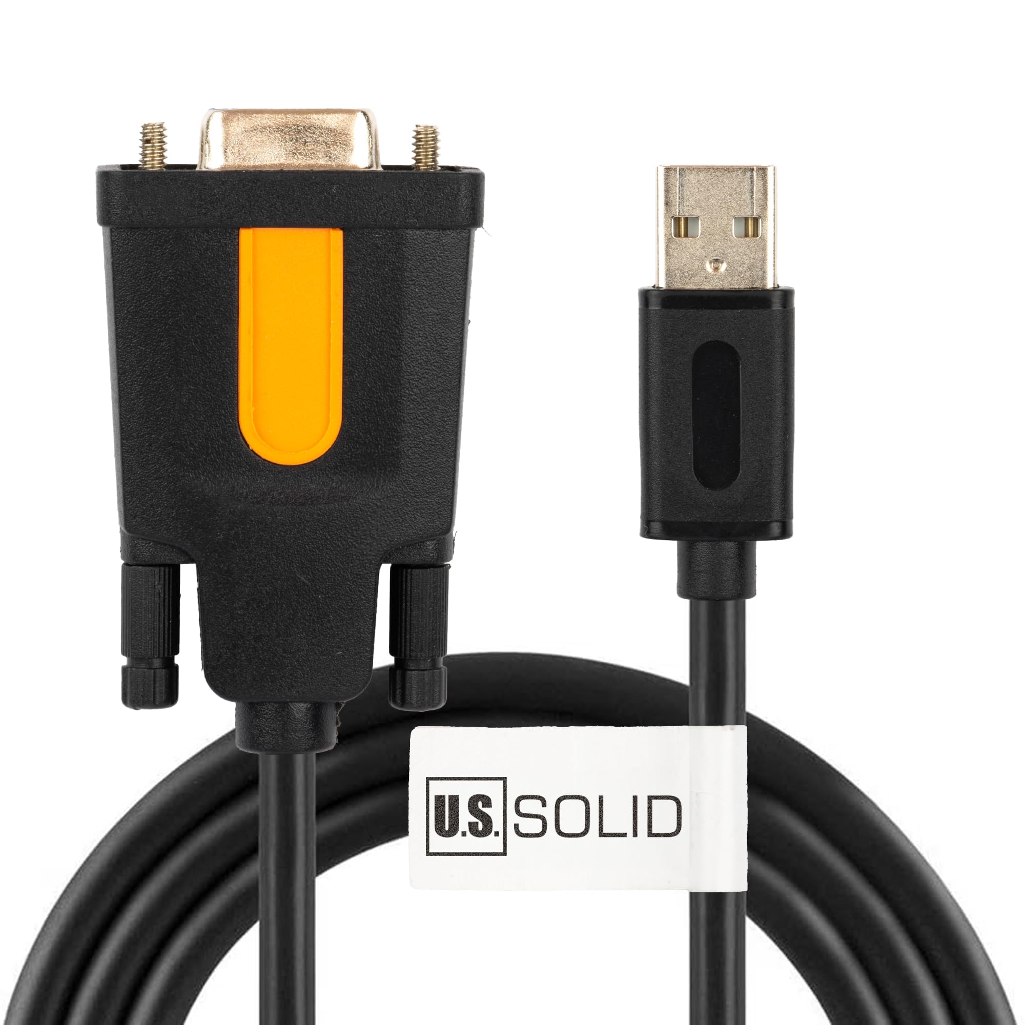 Câble USB vers RS232 DB9 femelle avec chipset FTDI pour équipements U.S. Solid Windows 11, 10, 8.1, 8, 7, Vista, XP, 2000, Linux et Mac OS 1,5 m