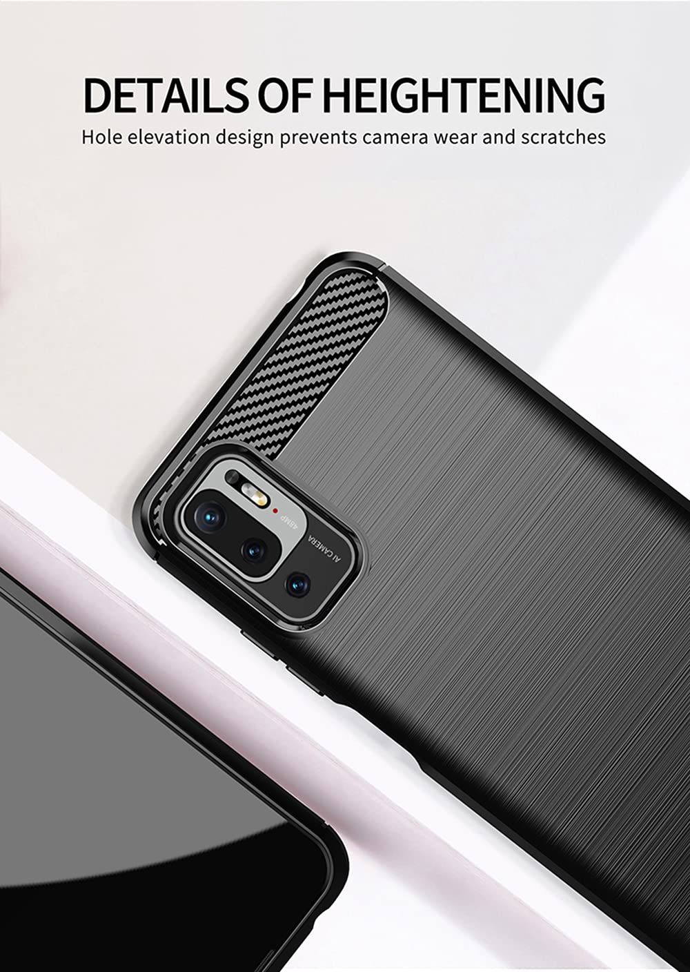 CADORABO Cover in fluid silicone TPU flessibile custodia CUSTODIA per RedMi NOTE 10 5G / POCO M3 PRO 5G, Arancione