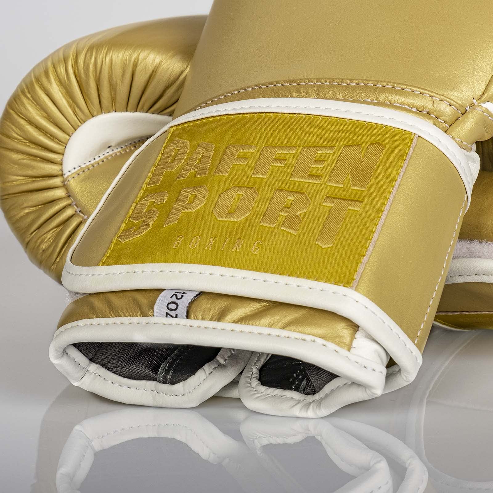 Paffen Sport Pro Boxing Gloves Made of Real Leather for Training and Sparring in Martial Arts