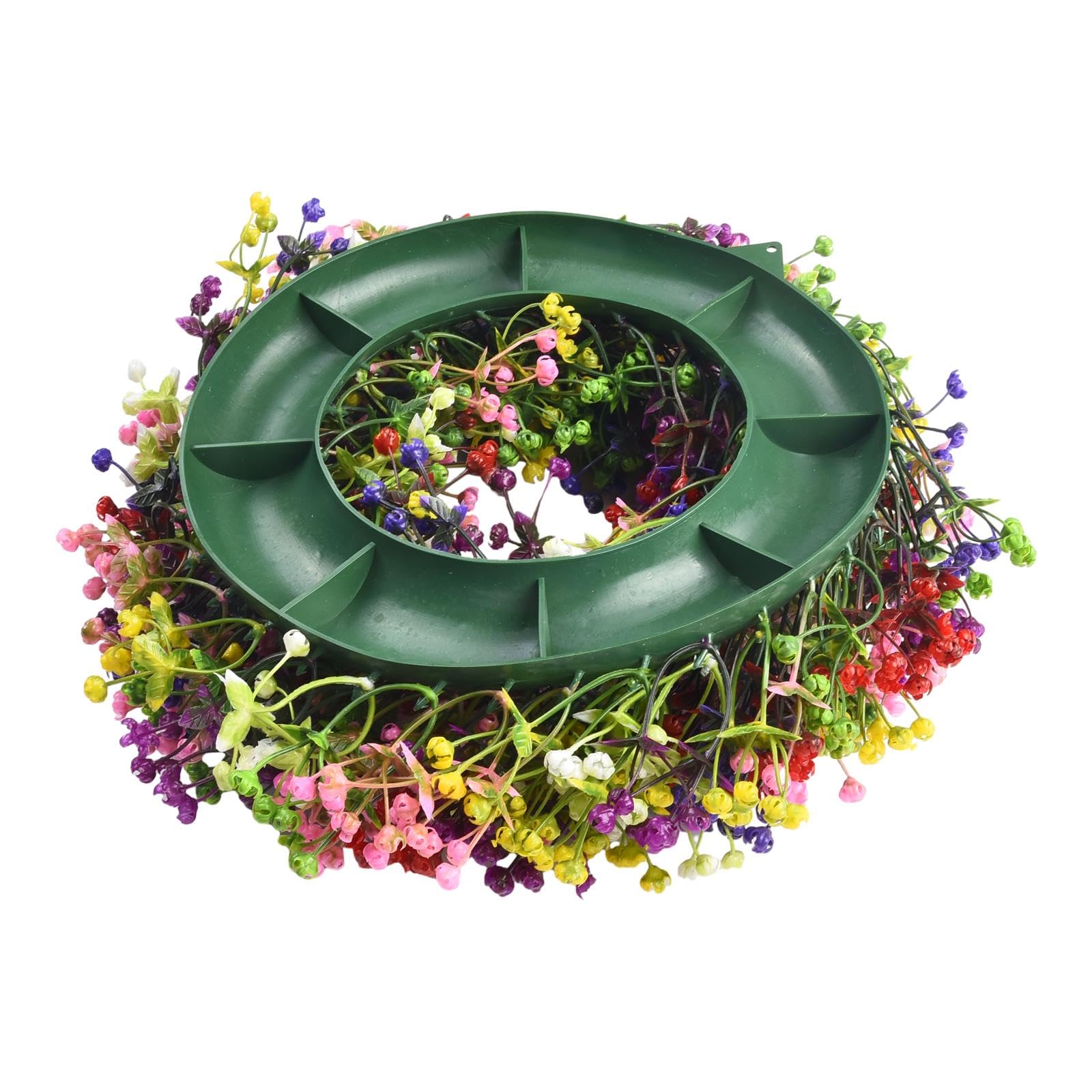 Türkranz, Frühlingskränze, Schleierkränze, große künstliche Kränze, Haustür, Frühlingsdekoration, Sommergirlande, 40 cm, für Zuhause, Schlafzimmer, Wand, Party und Festival-Dekoration