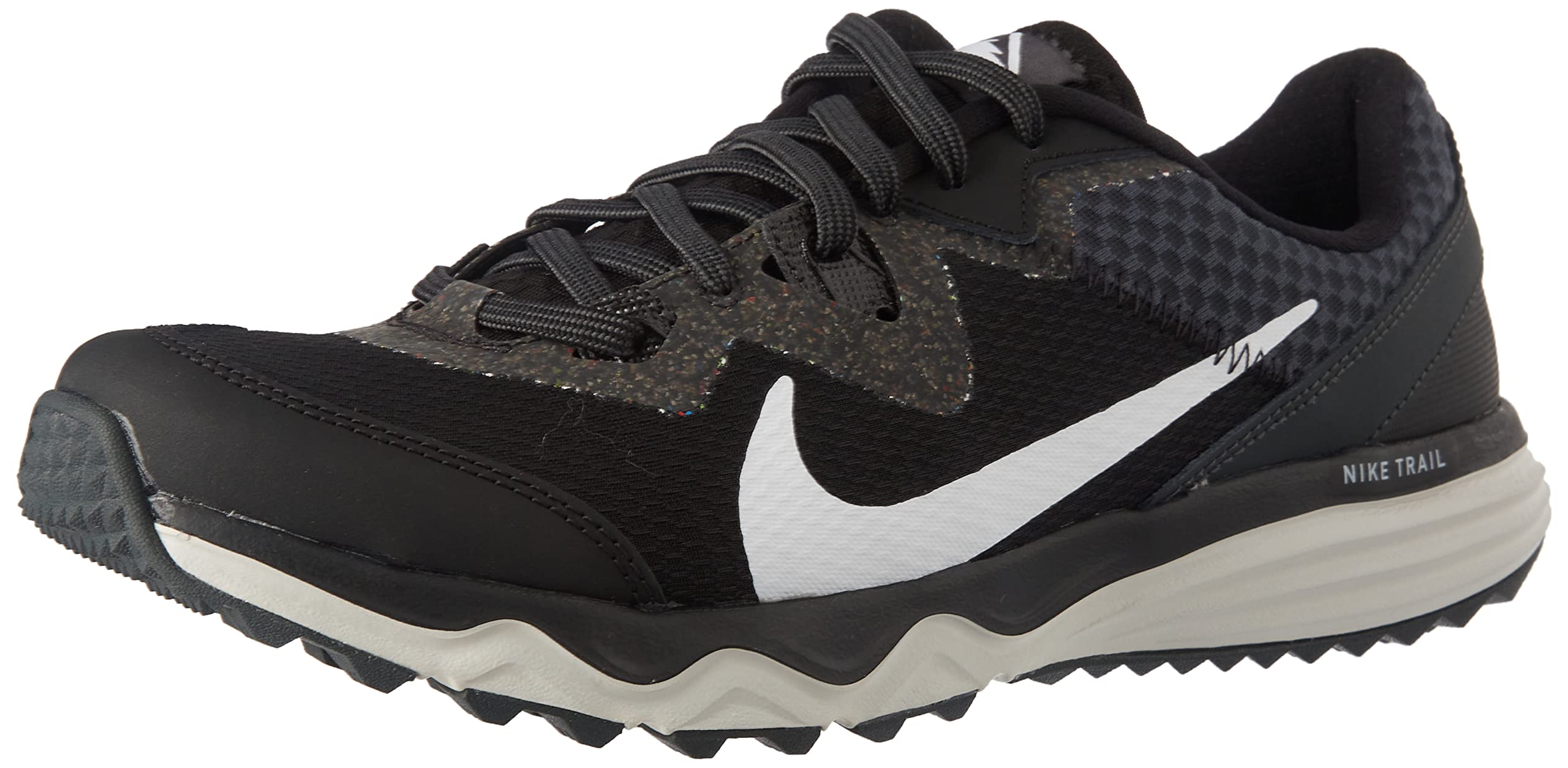 Nike Men's Juniper Trail Road Running Shoe, Black White Dk Smoke Grey Grey, 48.5 EU