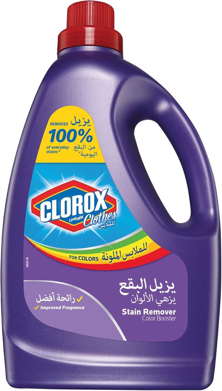 Clorox Stain Remover & Color Booster For Colored Clothes, Liquid, 3L
