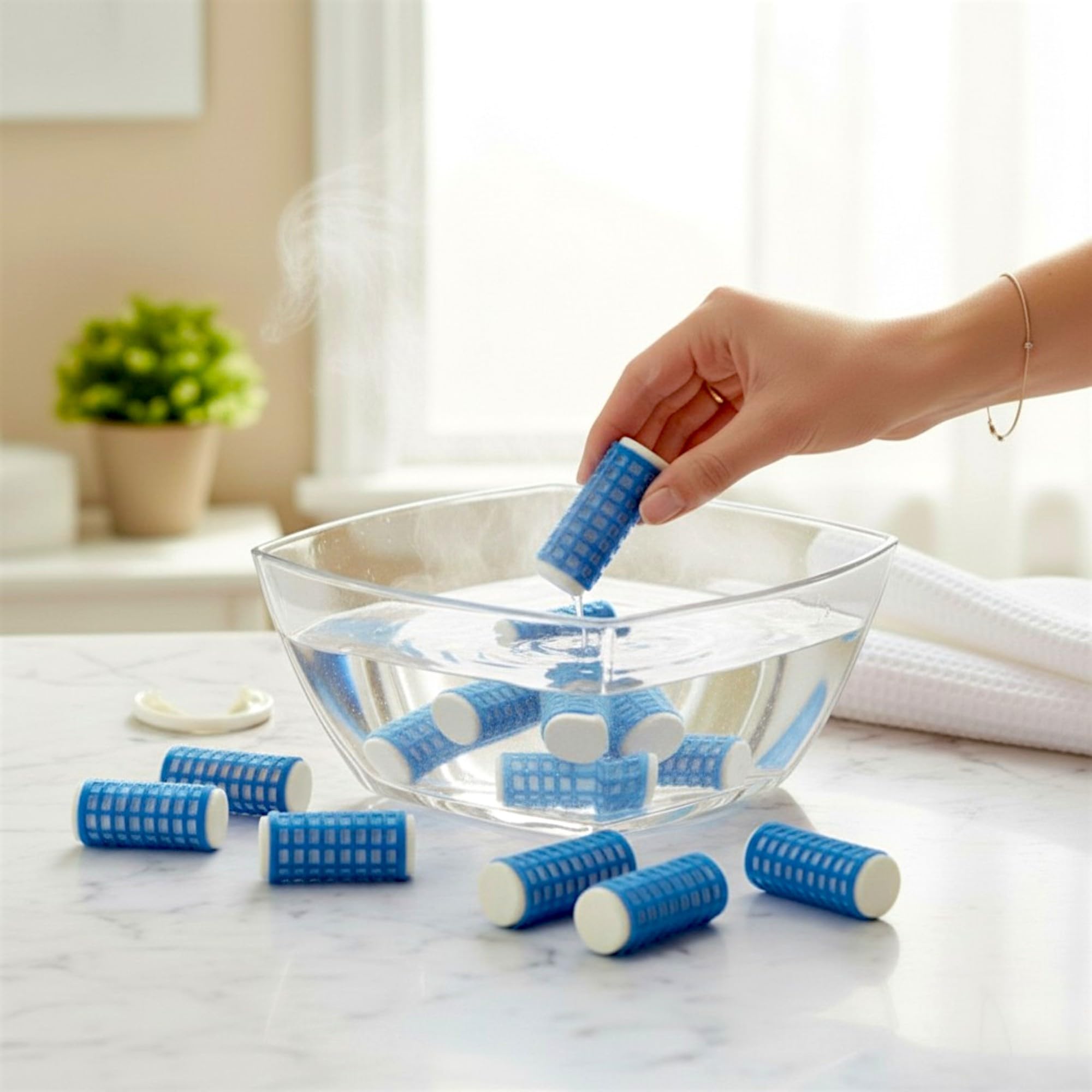 Rizador Térmico Rizador Set 10 Piezas D 2,5 cm