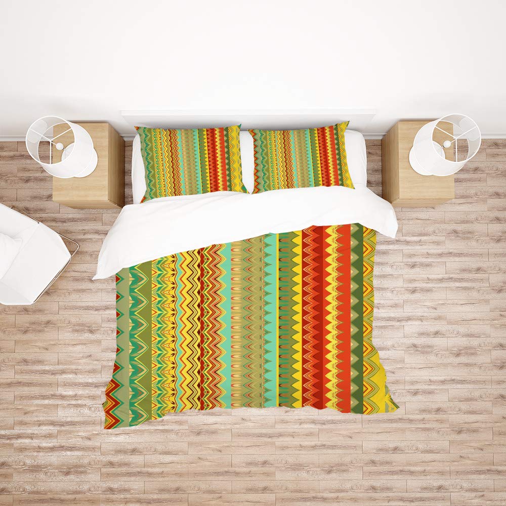 Parure de lit King Size ultra doux parure de lit 3 pièces microfibre