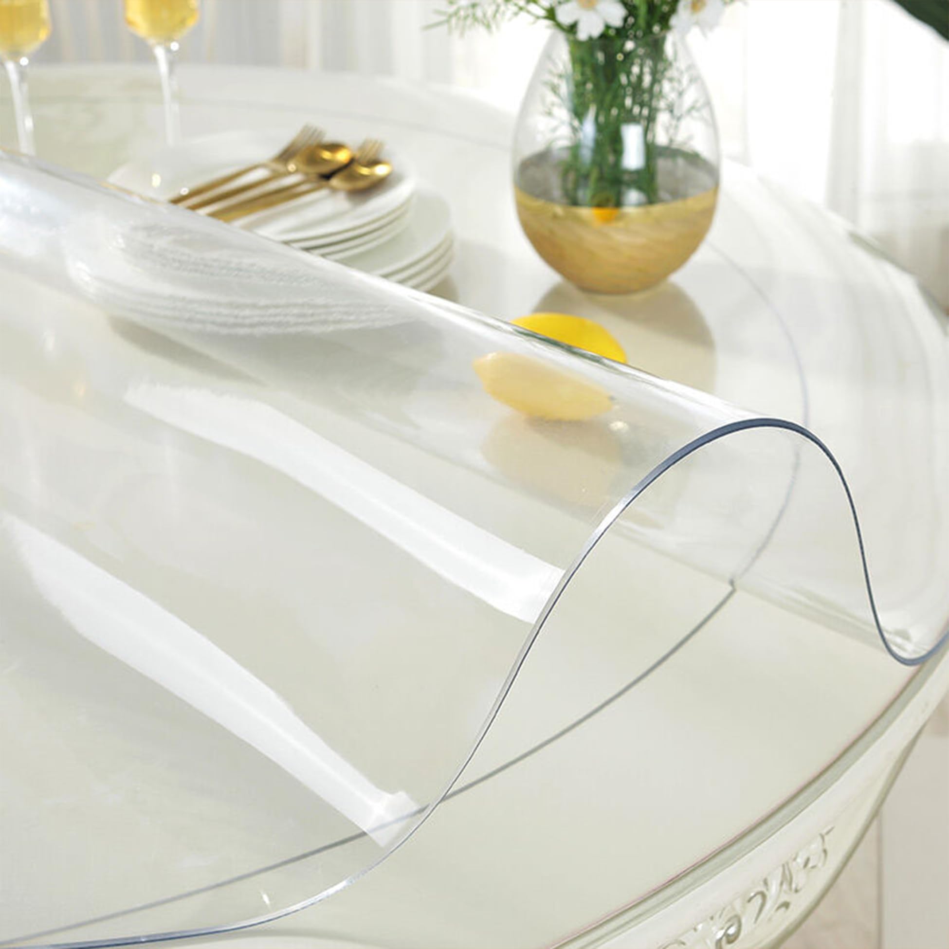 Nappe ronde imperméable pour sublimer vos repas de cuisine et restaurant
