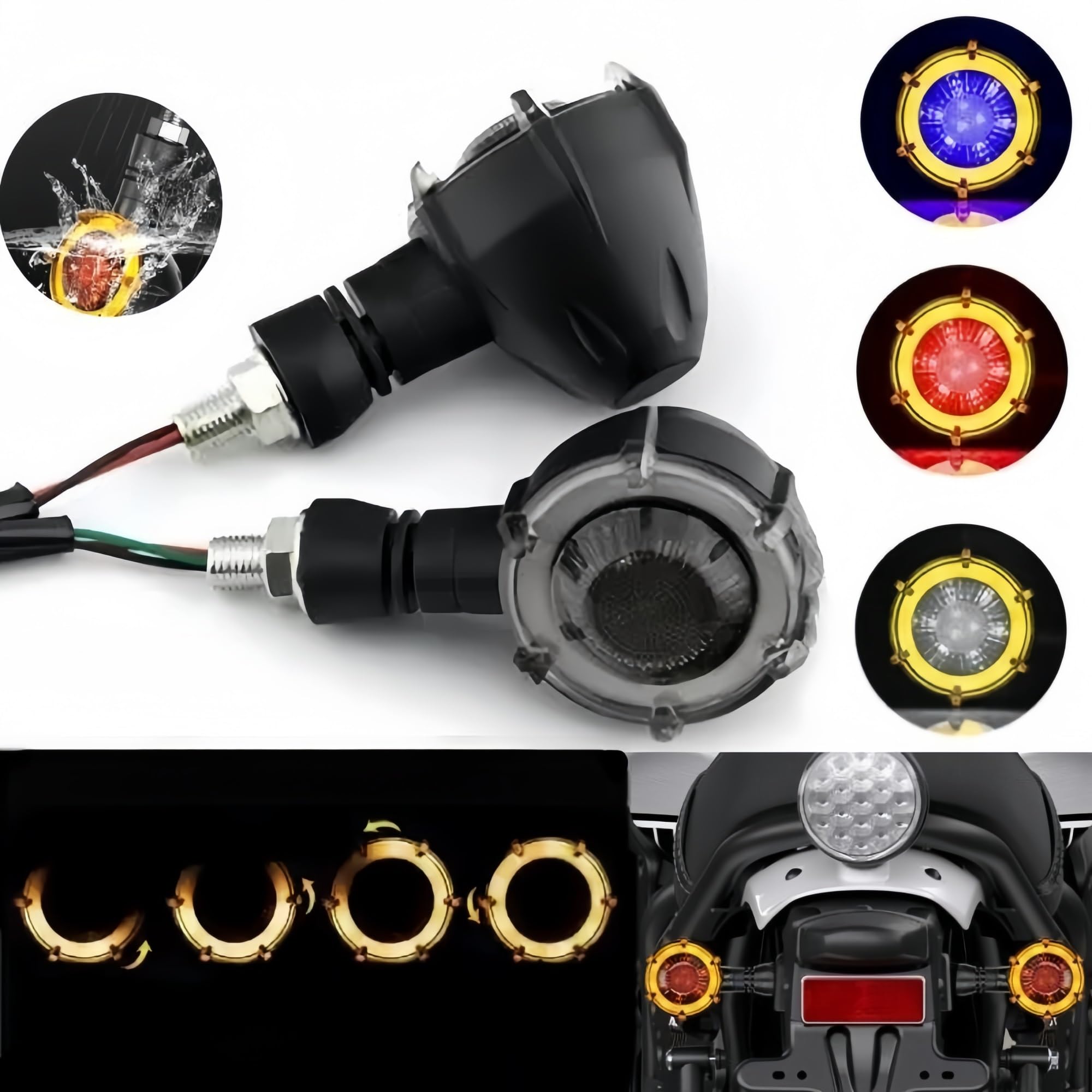Indicatore di direzione per motocicletta per luci a per LED