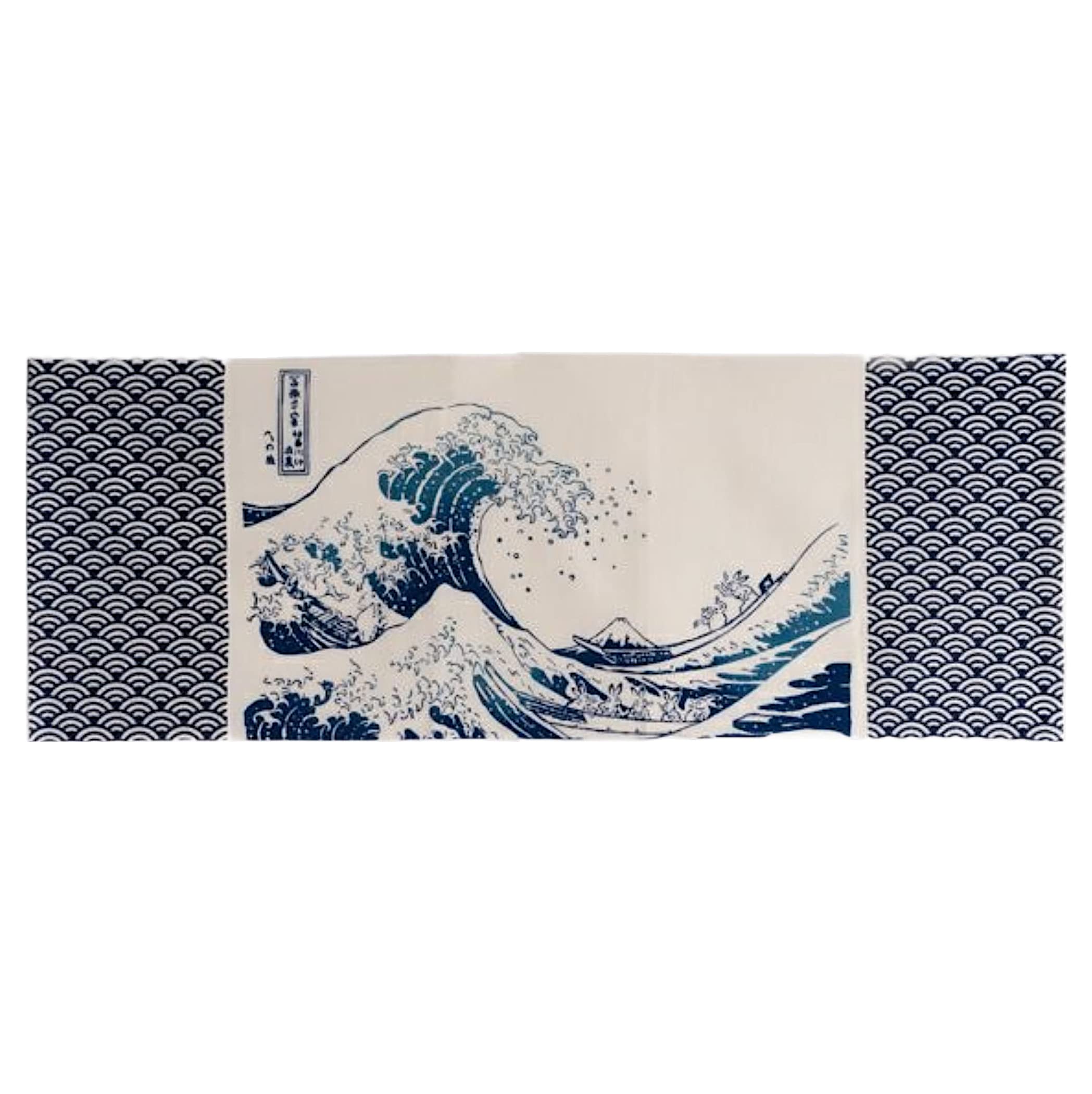 Amazon｜かまわぬ 注染 手ぬぐい 鳥獣戯画 神奈川沖波裏/日本製 サイズ