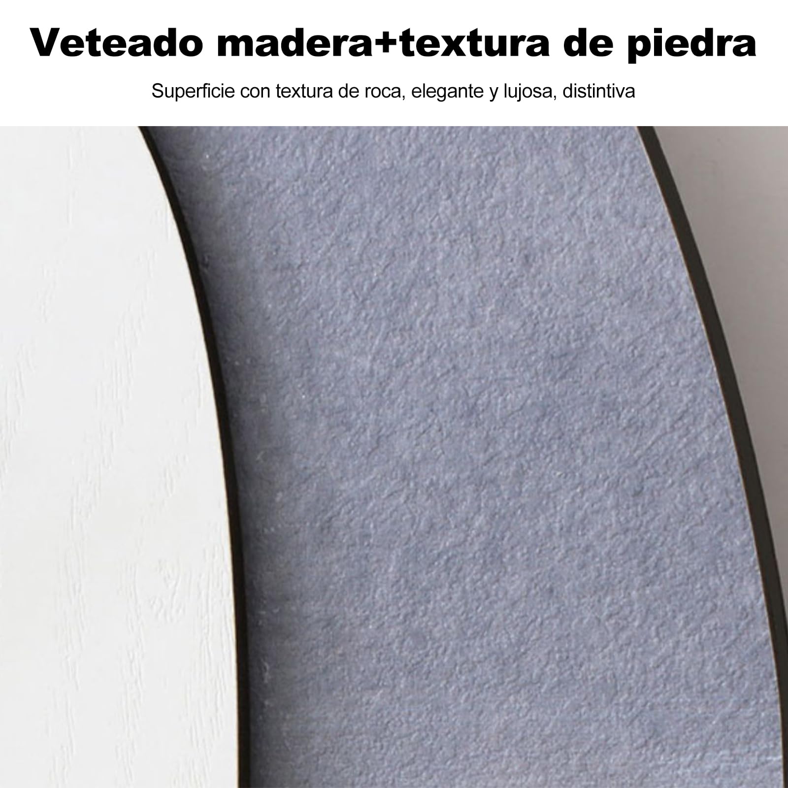 Ergocar Reloj de Pared Artístico, Moderno para Decoración del Hogar, Fuente de Alimentación por Batería