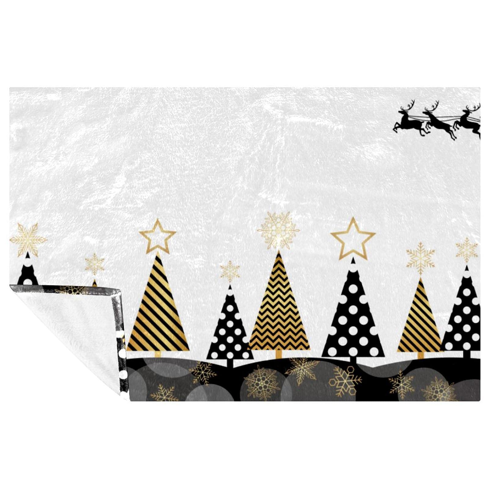 Couverture motif Père Noël pour réchauffer vos soirées camping et canapé