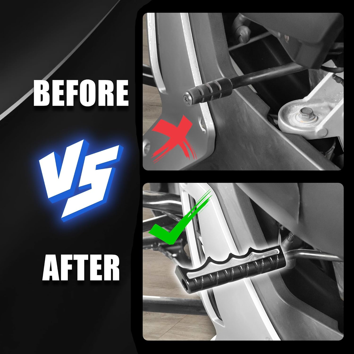 Forward/Reverse Shifter Cover and Front Splash Guard & A-Arm Protectors for Can-Am Ryker