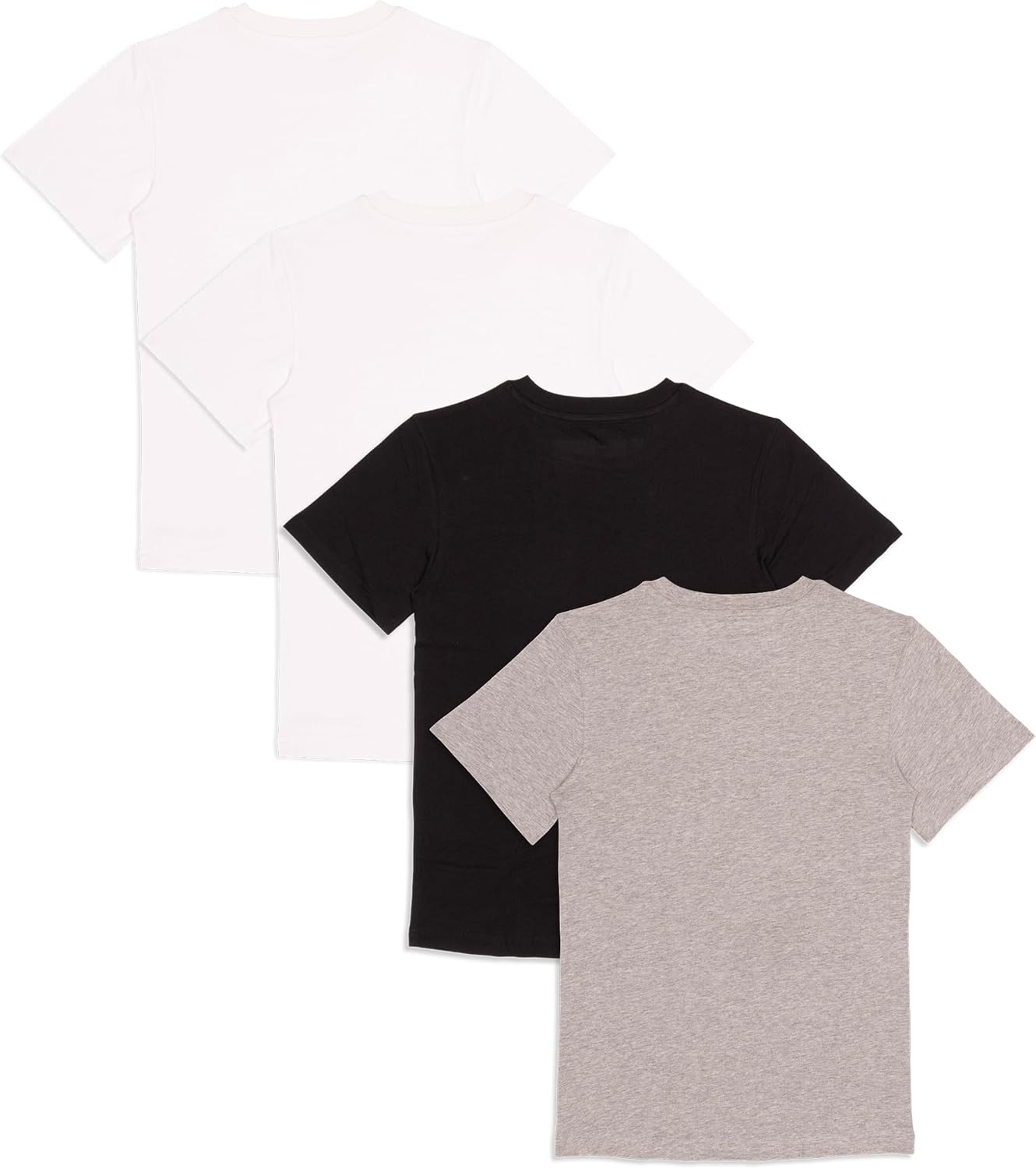 Calvin Klein Kids Boys' Short Sleeve Cotton Crewneck T-Shirt Multipack