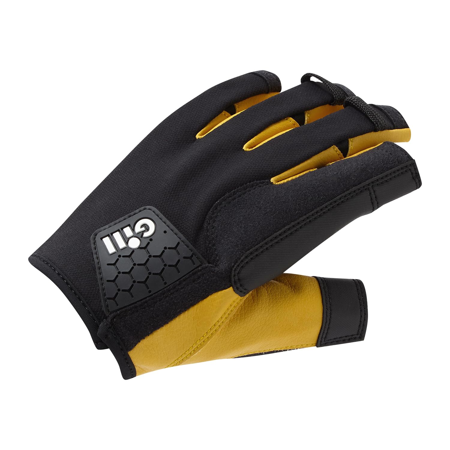 Gill Pro Sailing Gloves - Short Finger with 3/4 Length Fingers for Boating, Dinghy, SUP, Kayaking or Windsurfing