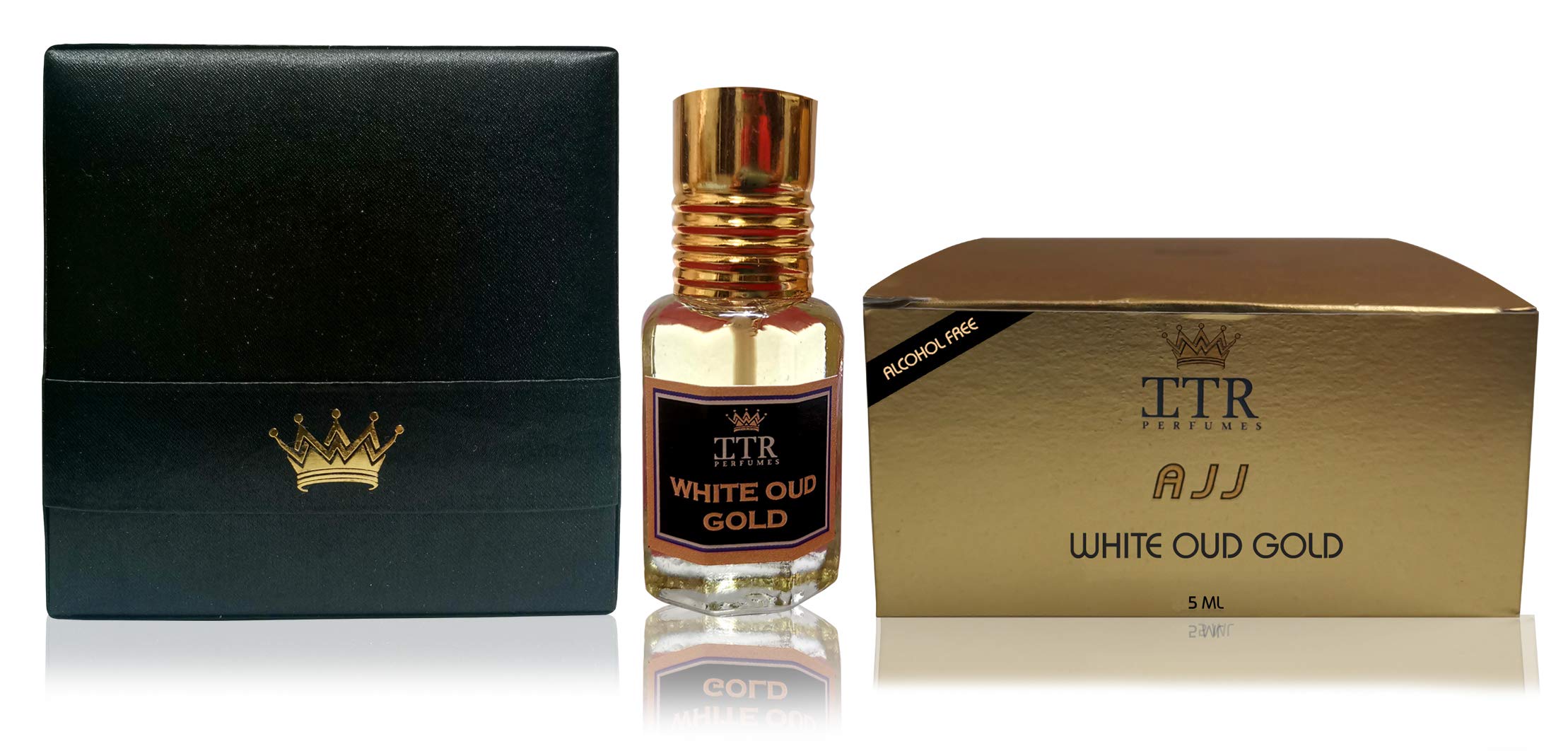 ITR Perfumes WHITE OUD GOLD 5ml Concentrated Perfume Oil for Men and Women, 100% Alcohol Free and Long Lasting