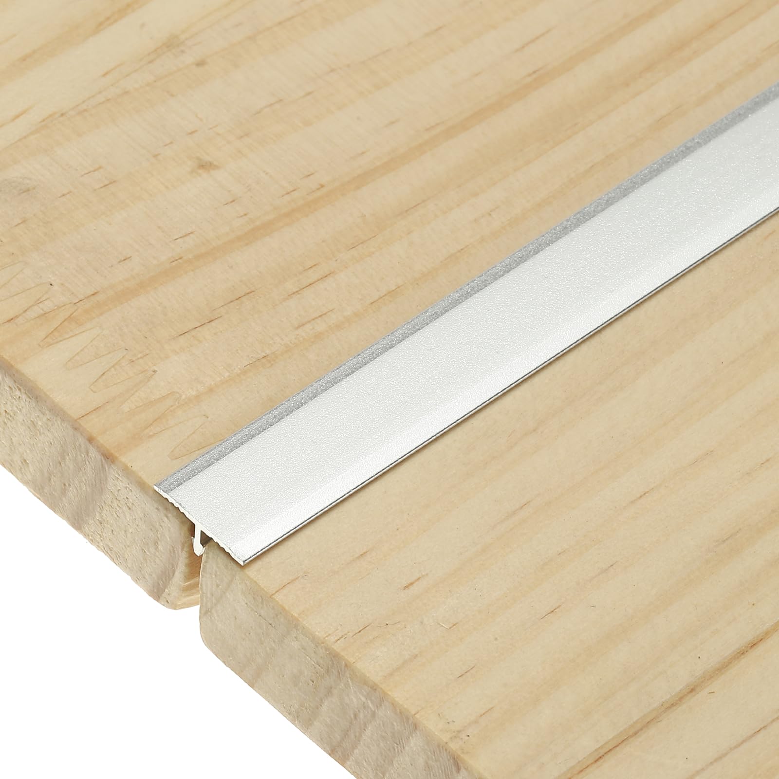 sourcing map T-Molding Transition Strips, 9m x 12mm (L x W) Aluminium Alloy Floor Flat Divider Strip Vinyl Flooring Edging Trim for Floor Gaps Doorways, Matte Gray