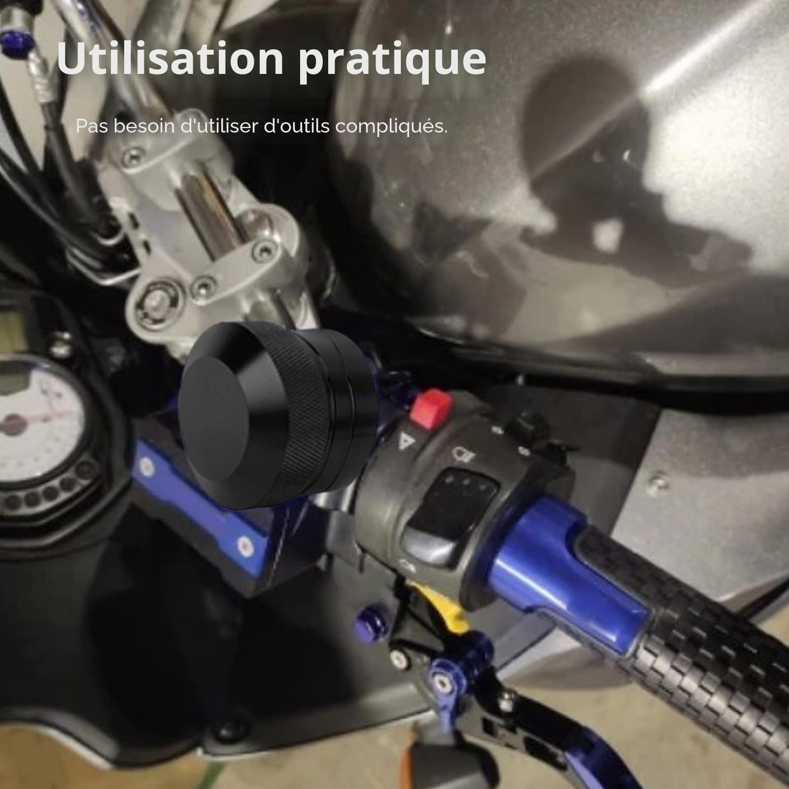 Aramox Graisseur de Chaîne de Moto, Graisseur de Chaîne de Moto, Système de Lubrification de Chaîne Robuste et Durable Universel pour Moto et Vélo (Black)
