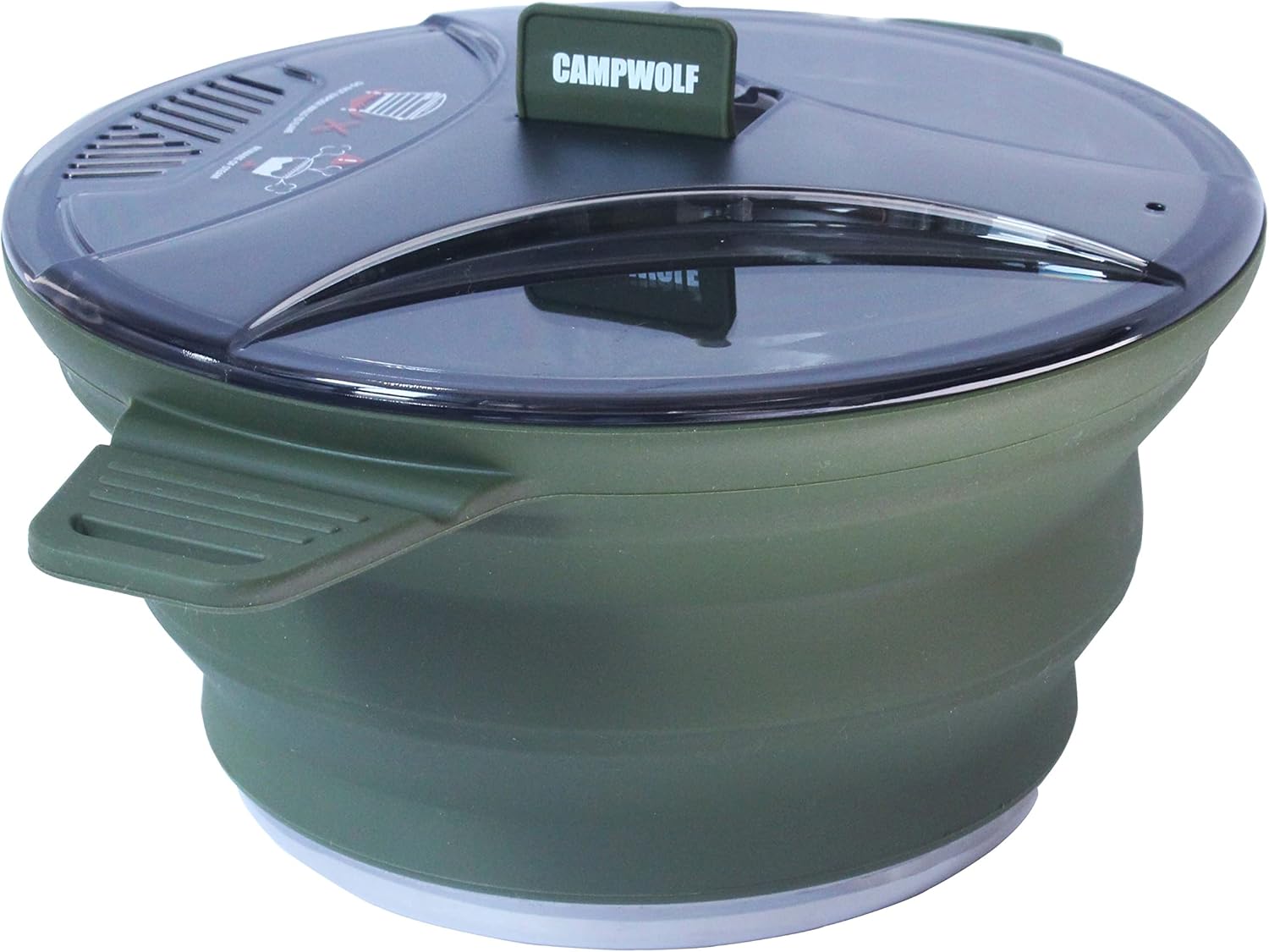 CAMPWOLF 2.5L Collapsible Camping Cook Pot,Portable
