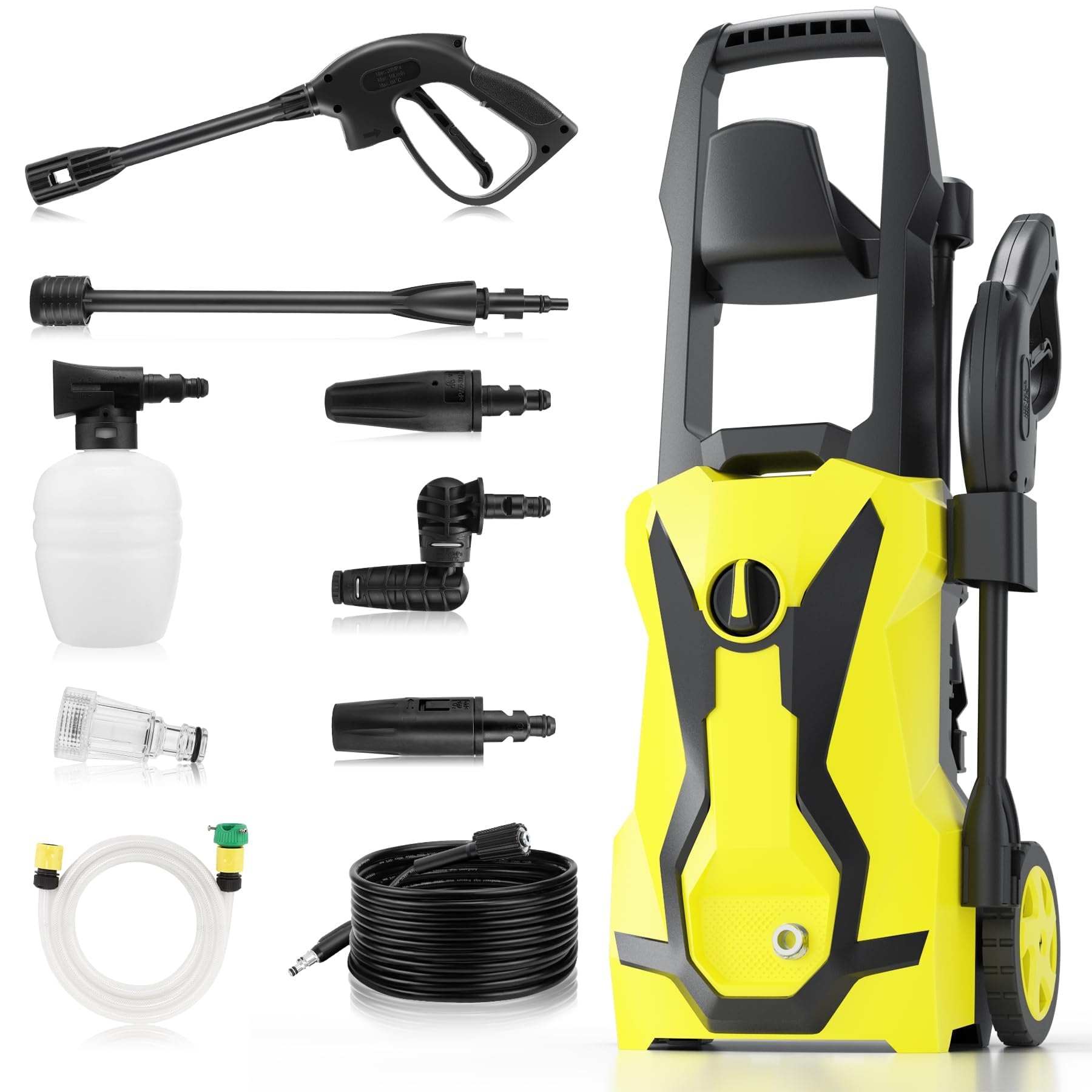 の*た様 高圧洗浄機 1500W 最大吐出圧力14MPa 水道直結・自吸両用 Amazon | 2026新登場強化版 高圧洗浄機 1500W 最大吐出圧力14MPa 50Hz