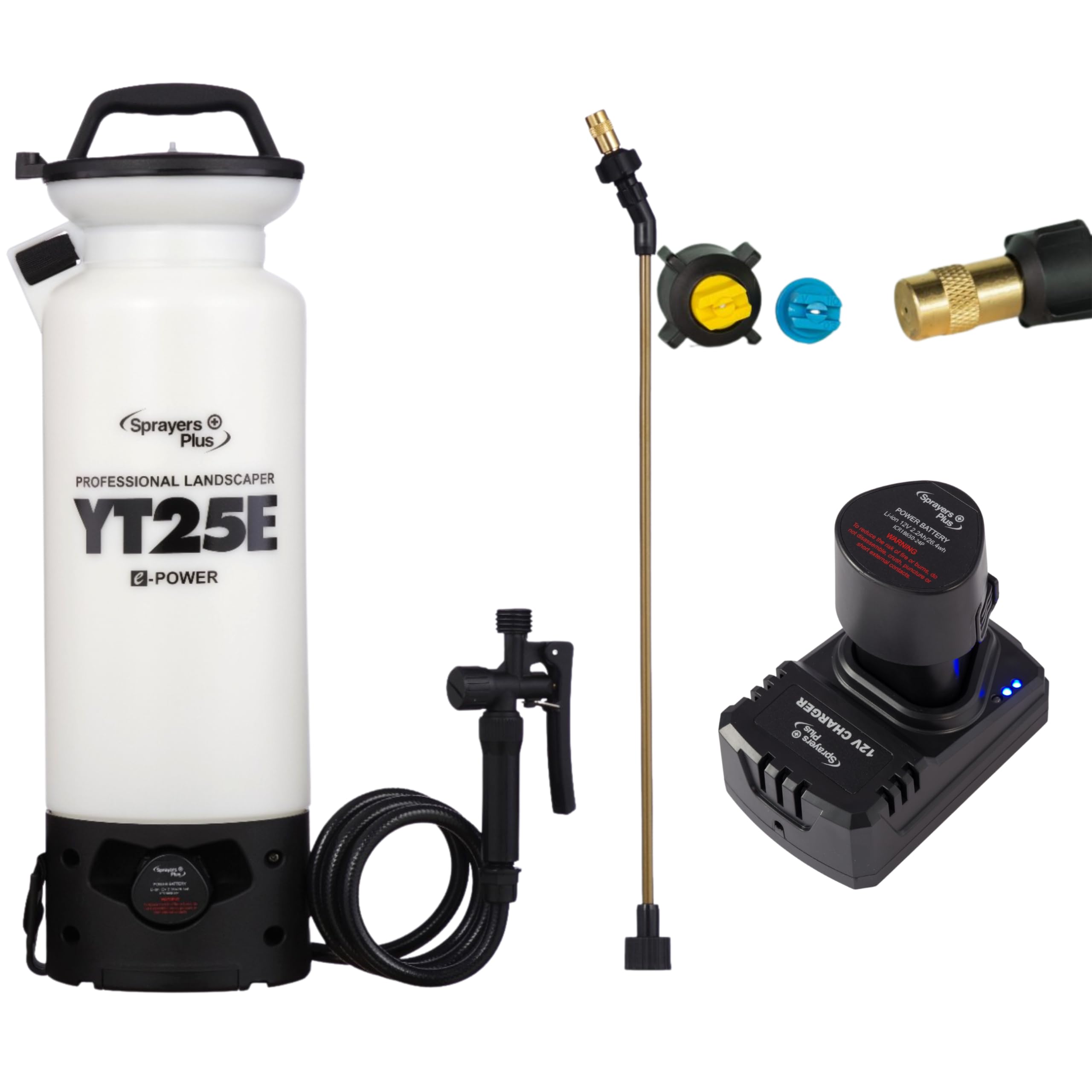 Amazon.com : Sprayers Plus YT25E Battery Powered Sprayer 2 Gallon