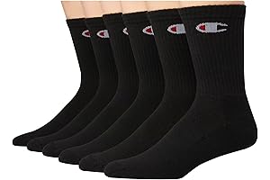 Champion Double Dry Moisture Wicking Crew Socks