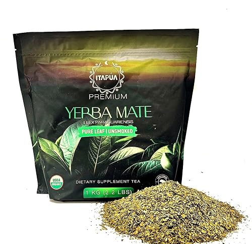Miniatura 2 de GOYERBAMATE - Yerba mate orgánica prémium sin humo hoja pura 44lbs 44 libras