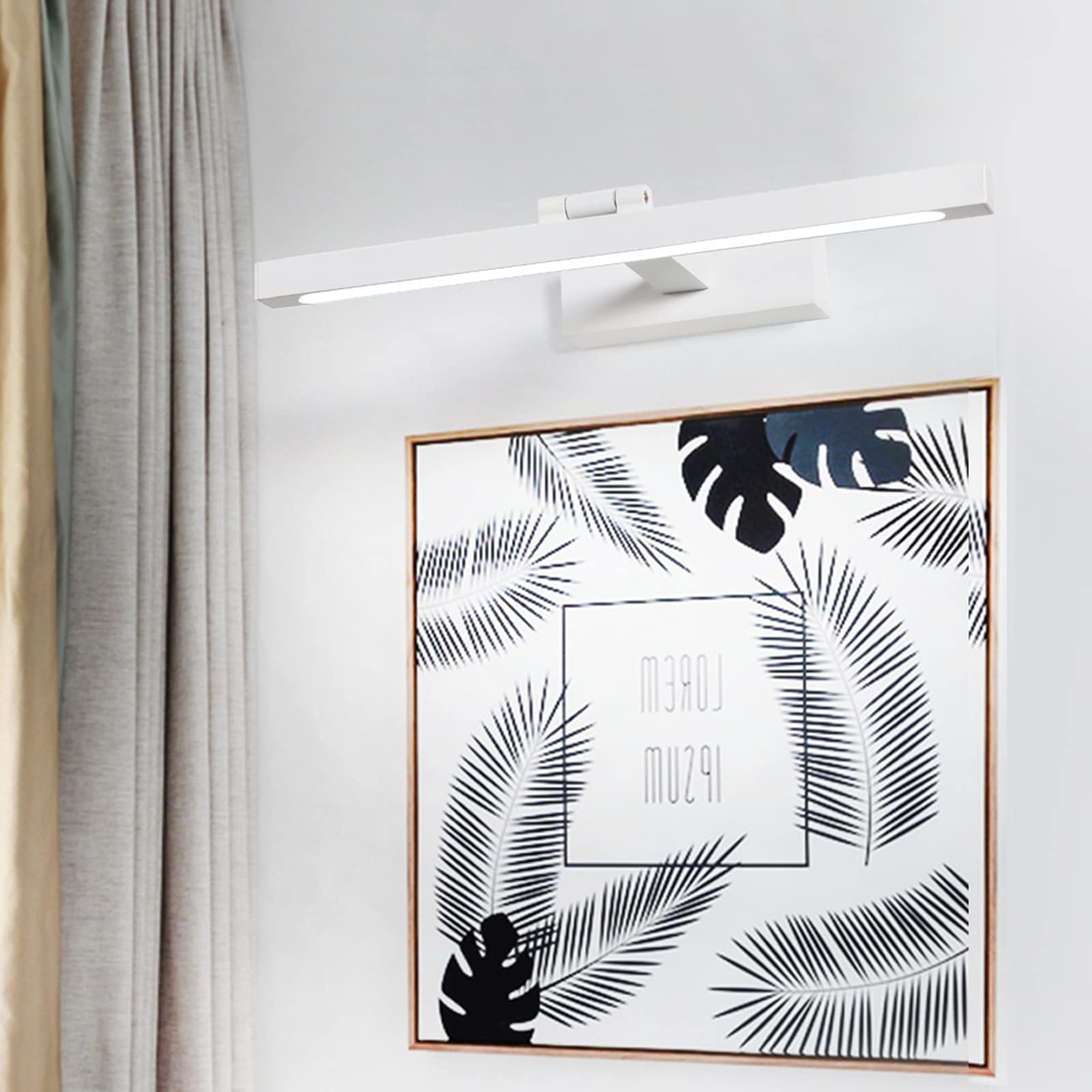 XANAYXWJ Iluminación de tocador 41/60/80/100 cm Luces Delanteras de Espejo, Creativo posmoderno Aluminio Hogar Dormitorio Apartamento Tocador Mural Maquillaje Armario Lámpara LED Luces de baño