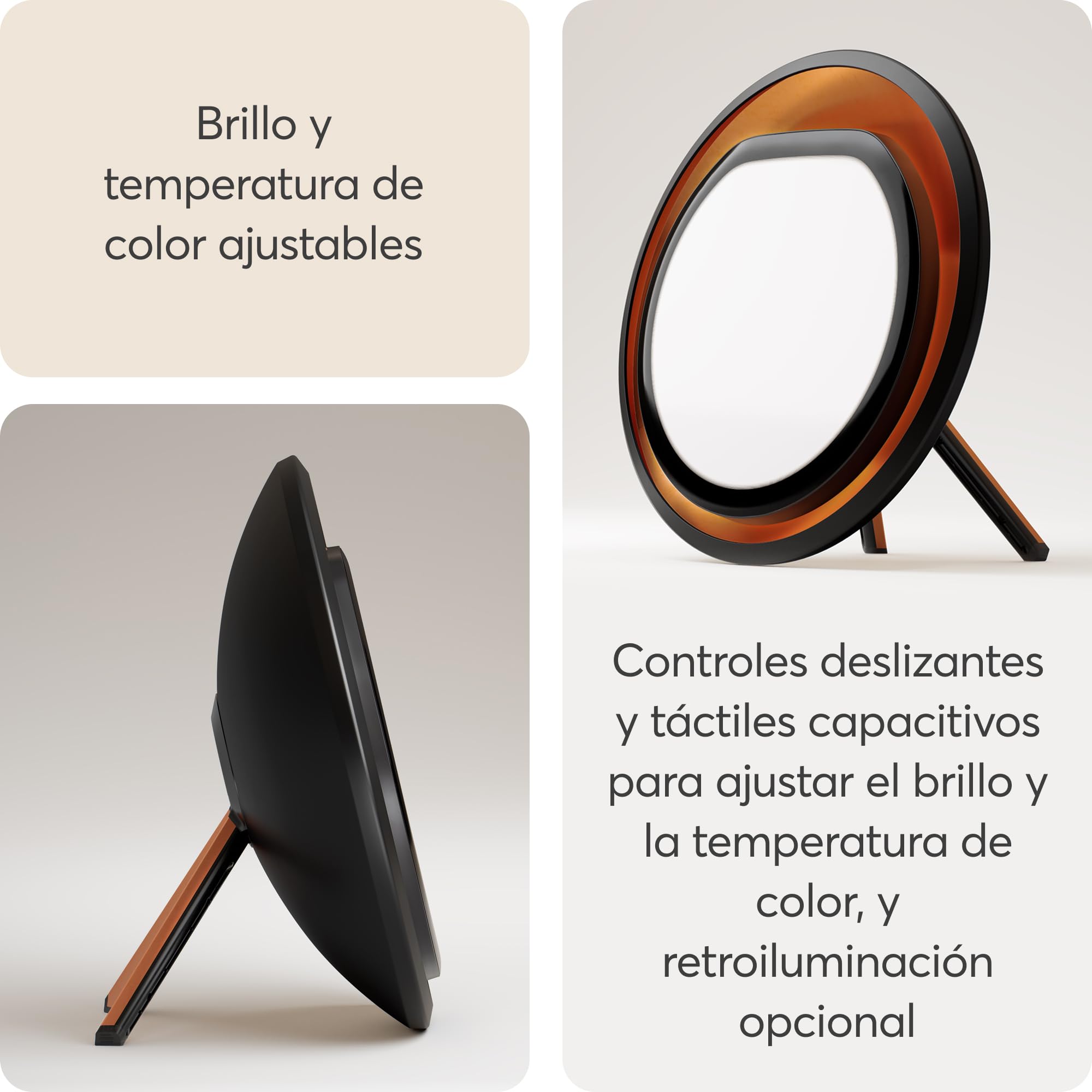 Lumie Halo - Terapia de luz eficaz para la tristeza invernal y mejora del bienestar, 10,000 lux