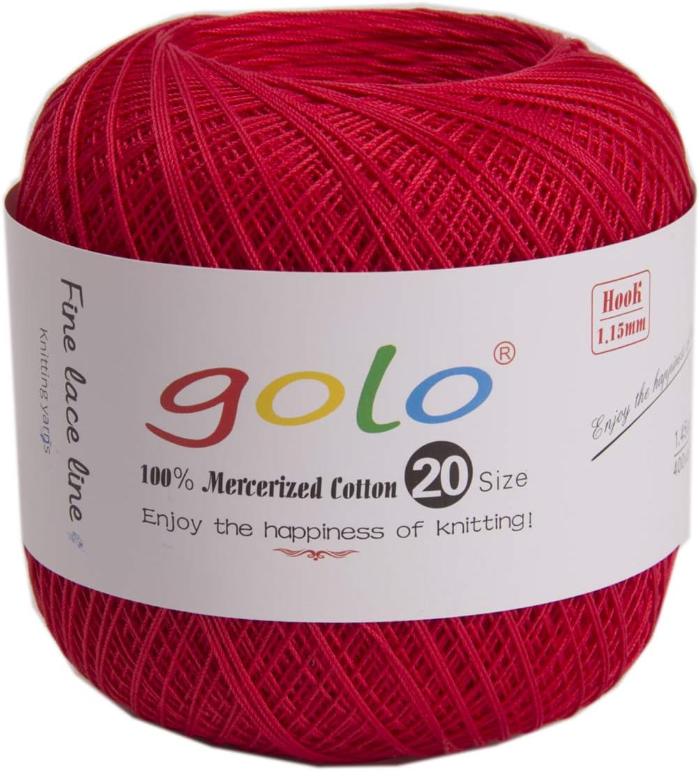 Crochet Thread Size 20 for Hand Knitting Crochet Yarn for Hand Knitting