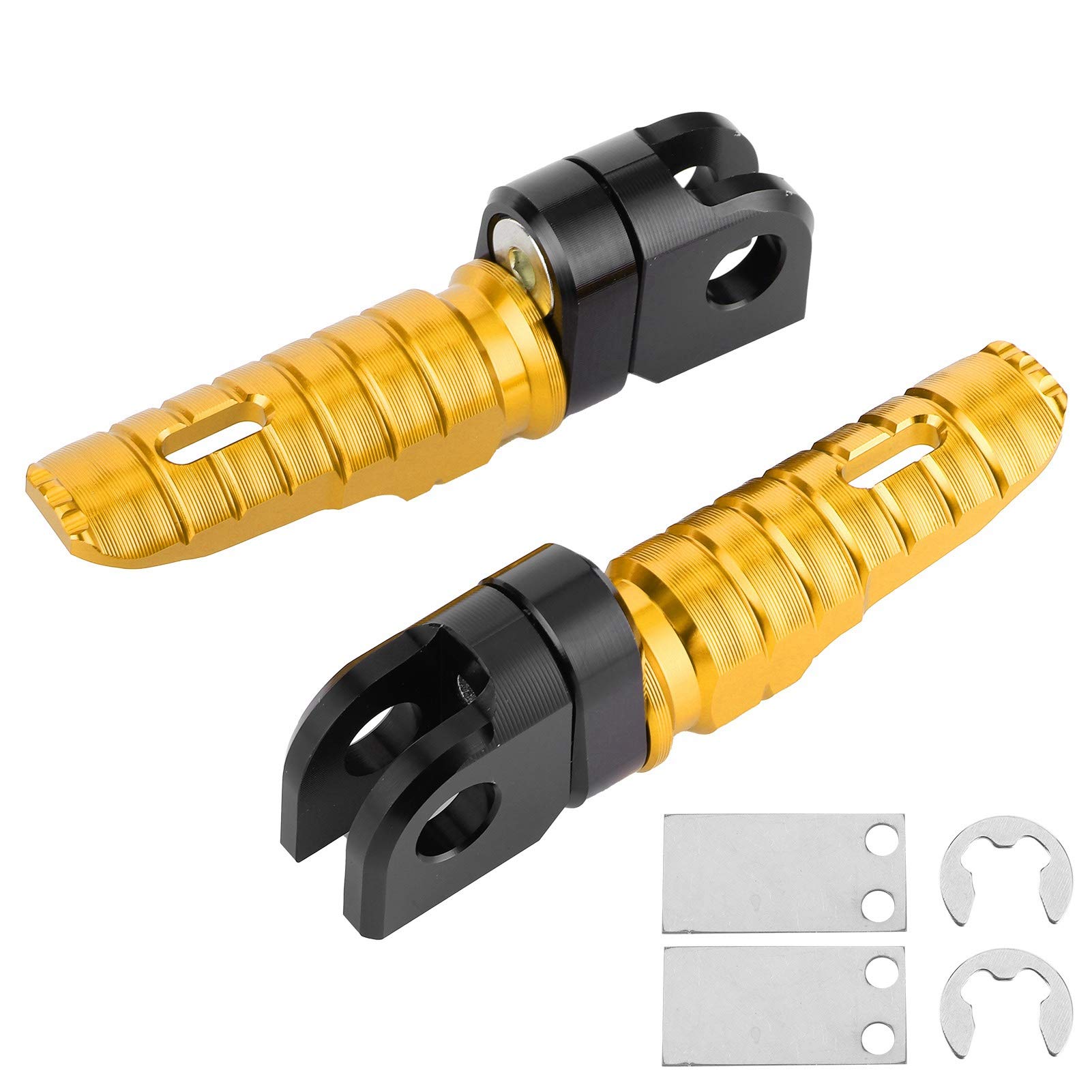 Amazon.co.jp: Yctze Pair Front Foot Pegs Aluminum Alloy Pedals Fit