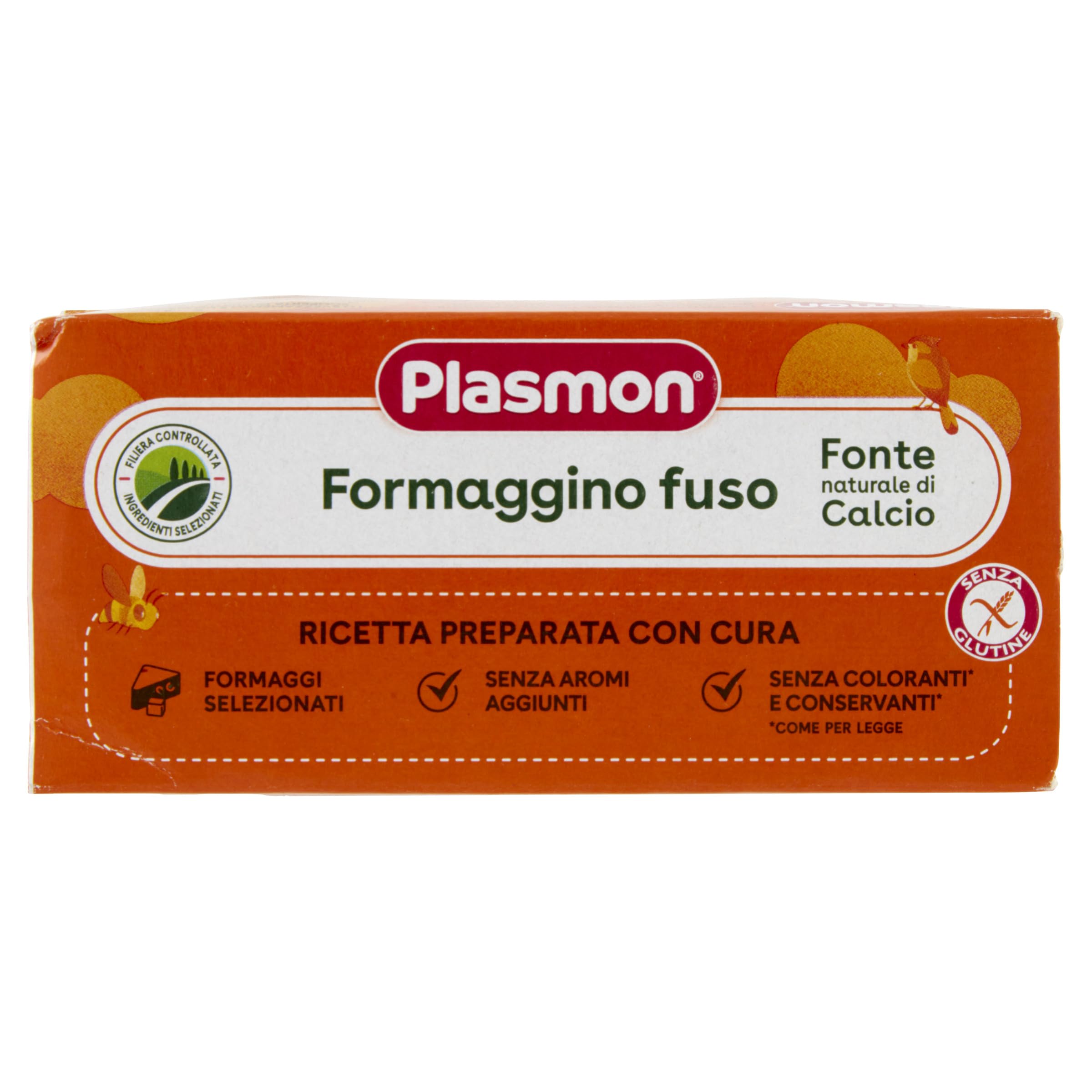Plasmon Omogeneizzato Formaggino Fuso Classico - 2x80 g (12 Pezzi)